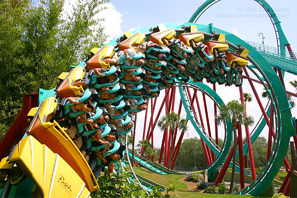 Kumba Roller Coaster Busch Gardens Africa