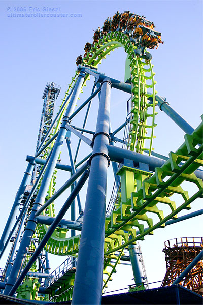 Deja Vu Roller Coaster Six Flags Magic Mountain